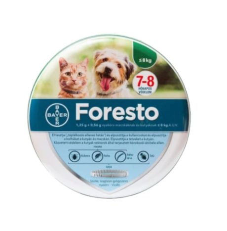 Foresto kullancs- és bolhanyakörv macskáknak és kistestű kutyáknak 38 cm