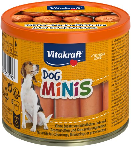 Vitakraft Dog Minis marha jutalomkolbász kutyáknak 120 g