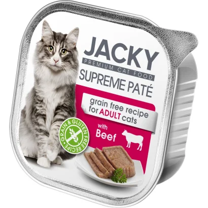 Jacky prémium pástétom marhával macskáknak 100 g