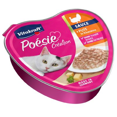 Vitakraft Poésie Macska Alutál Csirke & Pulyka Szószban 85g