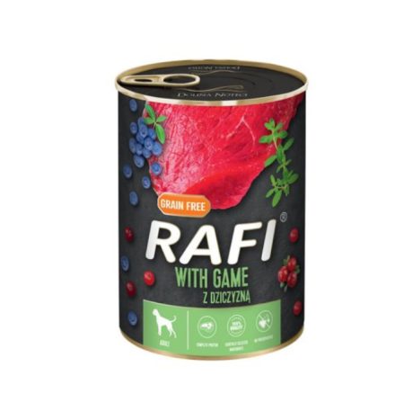Rafi Adult Szarvas, fekete- & vörös áfonya konzerv 800g